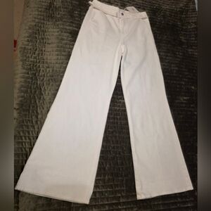 Just Black Women's Wide-Leg Pants in Cream